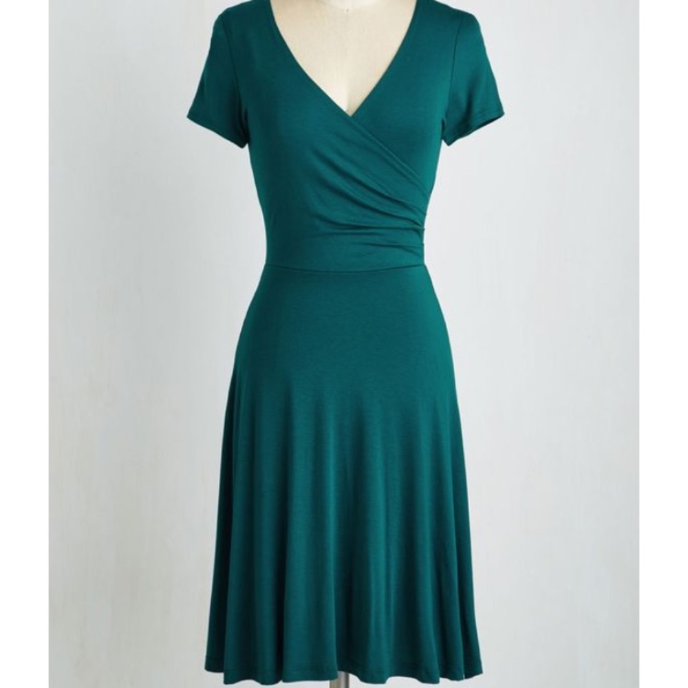 Botanical Breakfast Dress in Forest